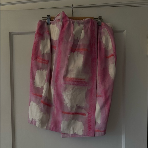 Jacquemus La Robe Soleil One Shoulder Mini Dress Pink Plaid sz 36 - Picture 8 of 15